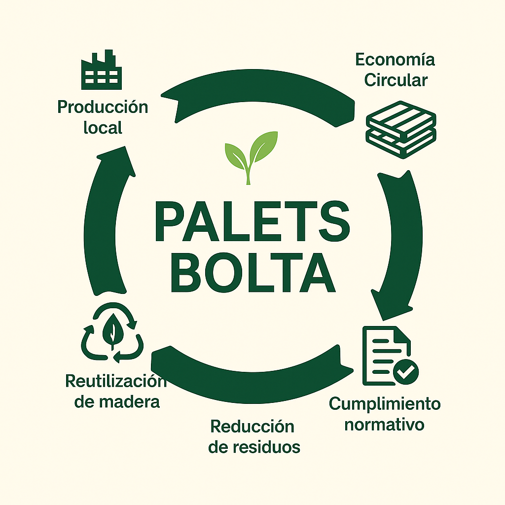 sostenibilidad en palets de madera